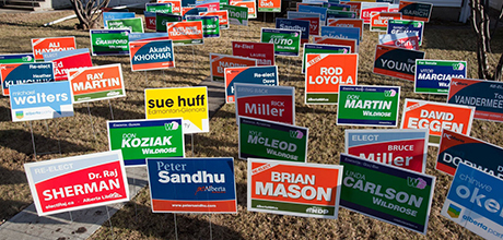 Campaign signs