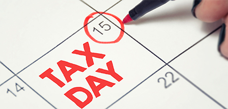 tax day on calendar