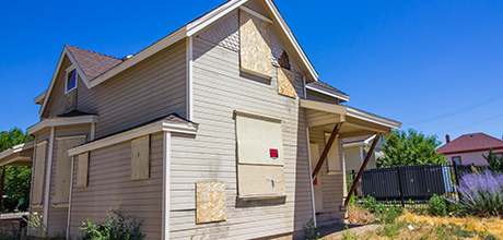 foreclosed house