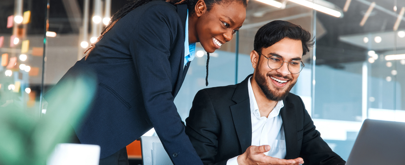 Business team working in office